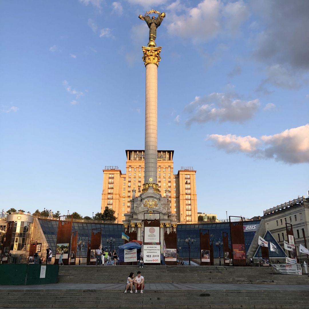 Na zdjęciu Majdan Niezależności. 